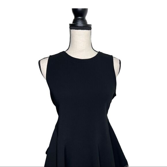 ELIZABETH AND JAMES Black Merlyn Peplum Blouse. Sleeveless. NWOT - Picture 3 of 8